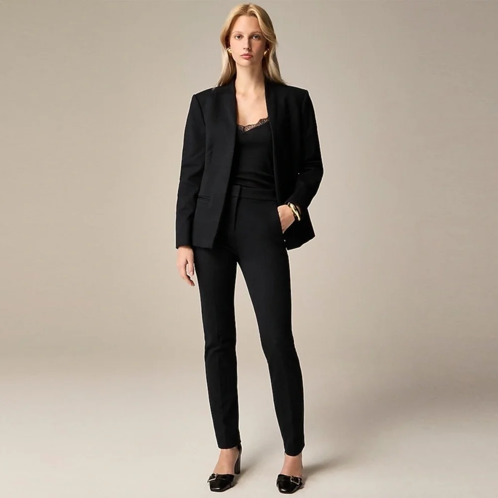 NWT - J. Crew - Going-out Slim Pant in Stretch Twill - Black